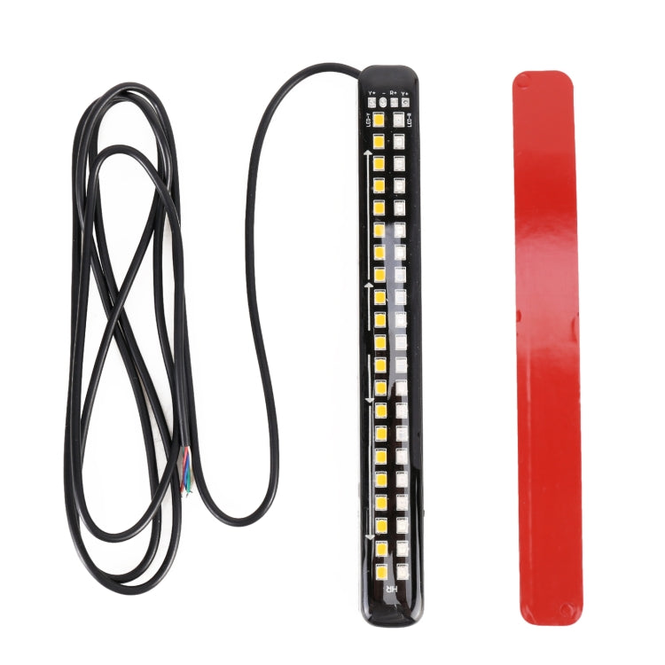 155mm DC12-24V / 2.2W Motorcycle LED Dynamic Blinker Side Lights Flowing Water Brake Lamp Turn Signal Light, Cable Length: 1m -  by buy2fix | Online Shopping UK | buy2fix