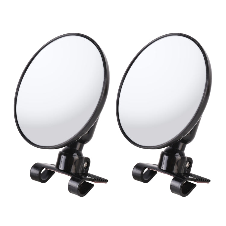 2 PCS Car Small Size Rearview Mirror Blind Spot Side Assistant Mirror (Black) -  by buy2fix | Online Shopping UK | buy2fix