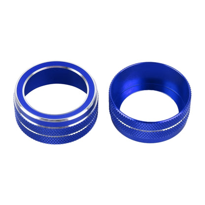 2 PCS Car Metal Air Conditioner Knob Case for Toyota Corolla / Levin / Allion / Yaris 2019-2021 (Blue) - In Car by buy2fix | Online Shopping UK | buy2fix