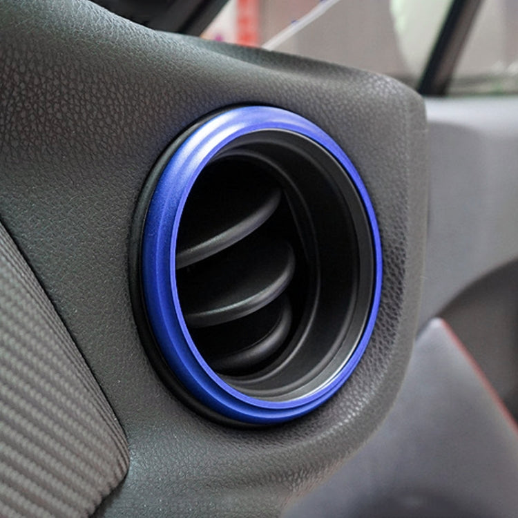 2 PCS Car Air Conditioner Air Outlet Decorative Ring for Subaru BRZ Outback / Toyota 86(Blue) - In Car by buy2fix | Online Shopping UK | buy2fix