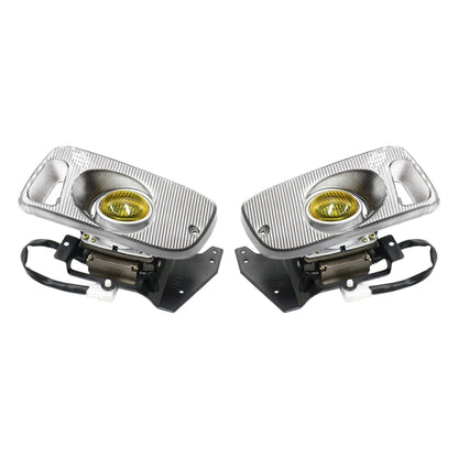 1 Pair Car Modified Front Fog Light for Honda Civic 1992-1995 (Yellow Light) - In Car by buy2fix | Online Shopping UK | buy2fix