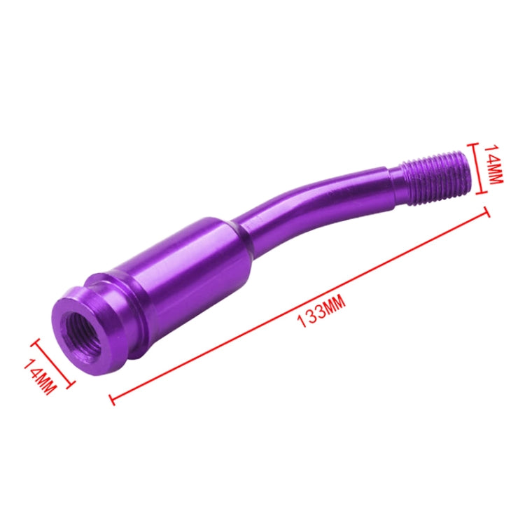 Car Modified Racing Quick Curved Gear Lever Extension Rod for Volkswagen T4 1990-2003 (Purple) - In Car by buy2fix | Online Shopping UK | buy2fix