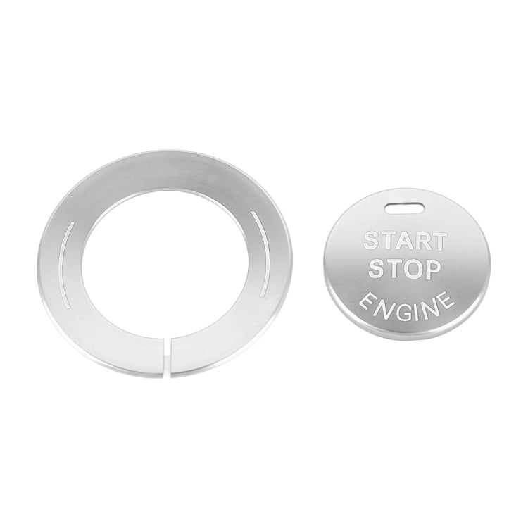 Car Engine Start Key Push Button Ring Trim Sticker for Infiniti (Silver) - In Car by buy2fix | Online Shopping UK | buy2fix