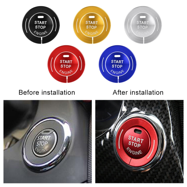 Car Engine Start Key Push Button Ring Trim Sticker for Infiniti (Blue) - In Car by buy2fix | Online Shopping UK | buy2fix