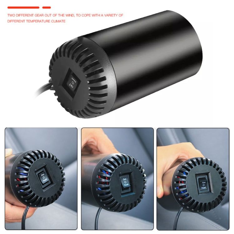 Car High-Power Cylinder Heater 12V Defogging Defroster with Purification and Holder - Heating & Fans by buy2fix | Online Shopping UK | buy2fix