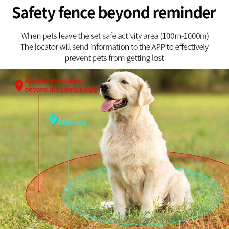 P03 Waterproof Pet GPS Tracker GPS+AGPS+WiFi+LBS Locator - Home & Garden by buy2fix | Online Shopping UK | buy2fix