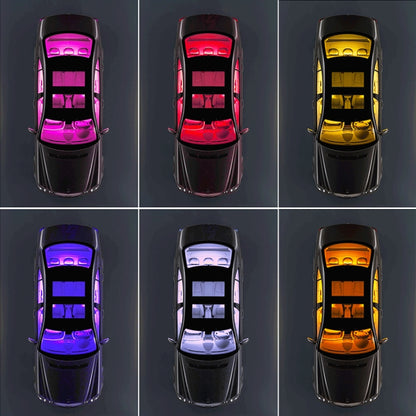 Y15 Cigarette Lighter Car Colorful RGB Foot LED Atmosphere Light - In Car by buy2fix | Online Shopping UK | buy2fix