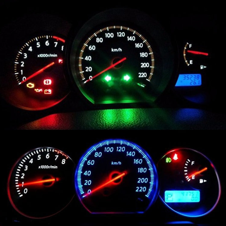 10 in 1 T5 Car Instrument Panel LED Decorative Light (White Light) - In Car by buy2fix | Online Shopping UK | buy2fix
