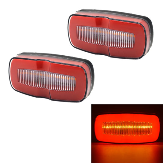 2 PCS MK-190 Truck LED Side Marker Light (Red Light) - In Car by buy2fix | Online Shopping UK | buy2fix