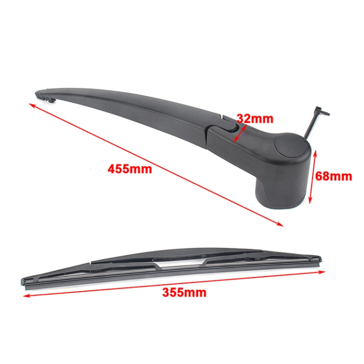 JH-BK15 For Buick Rainier 2007-2017 Car Rear Windshield Wiper Arm Blade Assembly 15232653 - In Car by buy2fix | Online Shopping UK | buy2fix