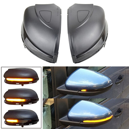 1 Pair For Volkswagen Golf 6 MK6 Car Dynamic LED Turn Signal Light Rearview Mirror Flasher Water Blinker, without Hole - In Car by buy2fix | Online Shopping UK | buy2fix