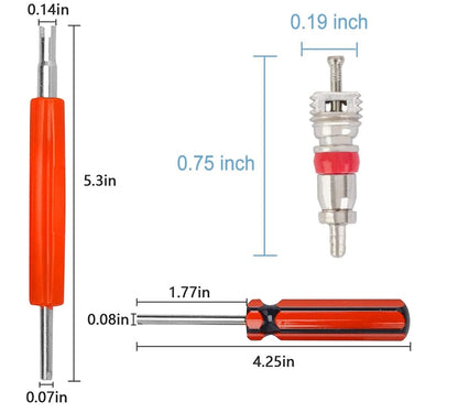 100 in 1 Car / Motorcycle Tire Valve Core Repair Kit - In Car by buy2fix | Online Shopping UK | buy2fix