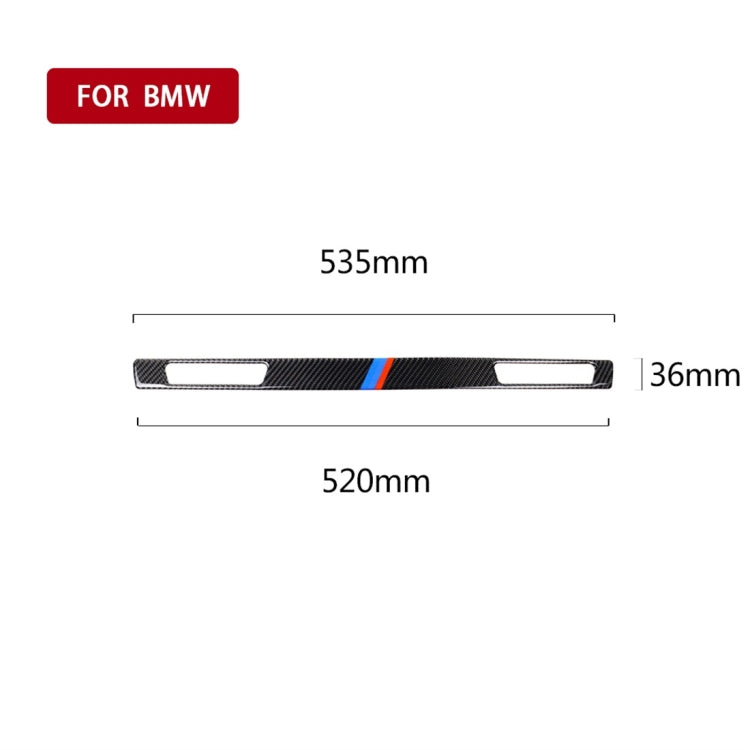 Three Color Carbon Fiber Car Left Driving Middle Control Decorative Sticker for BMW E90 / E92 / E93 2005-2012 -  by buy2fix | Online Shopping UK | buy2fix