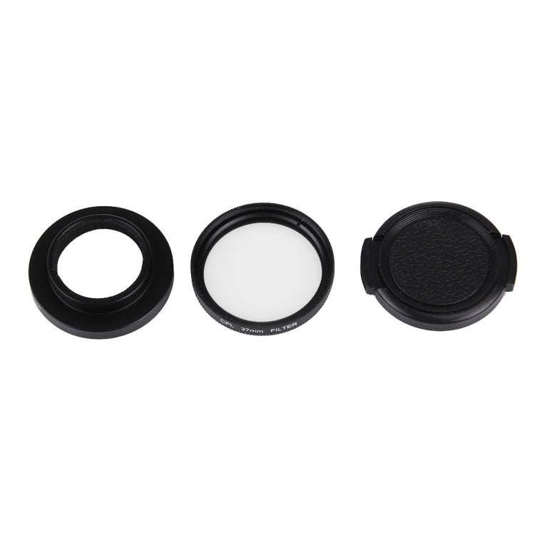 JUNESTAR for Xiaomi Xiaoyi Yi II 4K Sport Action Camera Proffesional 37mm CPL Filter + Lens Protective Cap - DJI & GoPro Accessories by JSR | Online Shopping UK | buy2fix