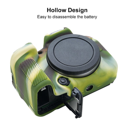For Canon EOS R10 Soft Silicone Protective Case (Camouflage) - Camera Accessories by buy2fix | Online Shopping UK | buy2fix