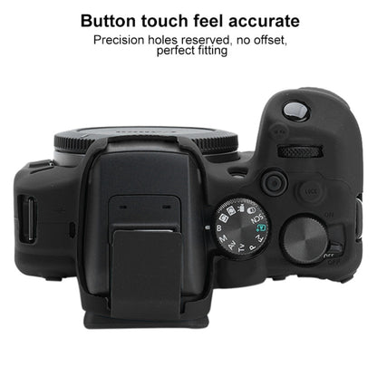 For Canon EOS R10 Soft Silicone Protective Case (Black) - Camera Accessories by buy2fix | Online Shopping UK | buy2fix