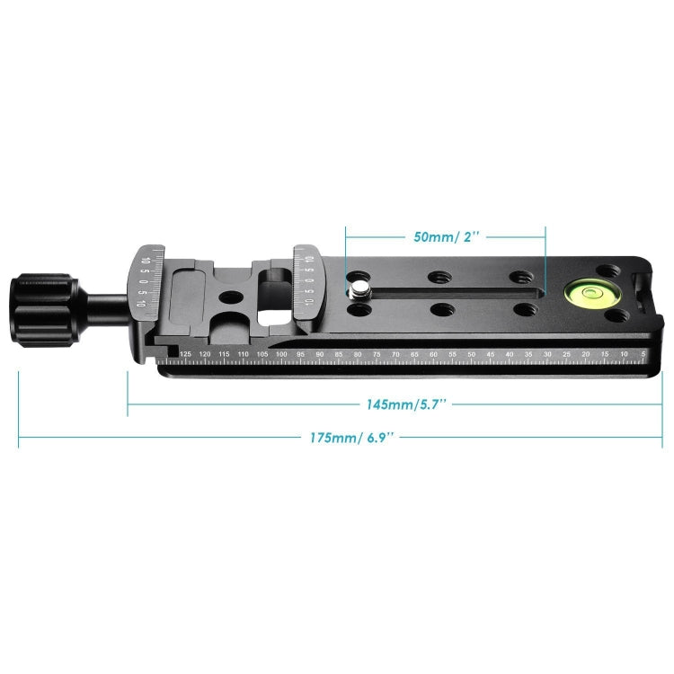 FVR-150 Multi-Purpose 150mm Vertical Nodal Slide Clamp Rail for Fisheyes Lens & Wide-angle Lens, Compatible with Arca Swiss RRS Clamp - Camera Accessories by buy2fix | Online Shopping UK | buy2fix