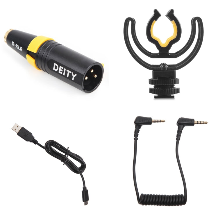 Deity V-Mic D3 Pro Kit Directional Condenser Shotgun Microphone with Shock Mount with Handle (Black) - Camera Microphone by Aputure | Online Shopping UK | buy2fix