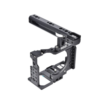 YELANGU CA7 YLG0908A Handle Video Camera Cage Stabilizer for Sony A7K & A7X & A73  & A7S & A7R & A7RII & A7SII (Black) - Camera Accessories by YELANGU | Online Shopping UK | buy2fix