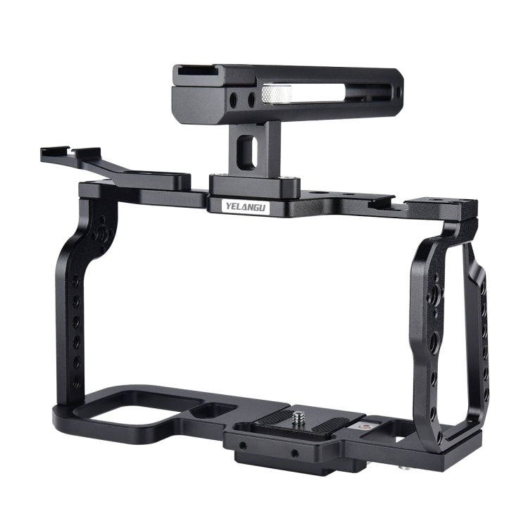 YELANGU C9-A YLG0911A Handle Video Camera Cage Stabilizer for DJI BMPCC 4K(Black) - Camera Cage by YELANGU | Online Shopping UK | buy2fix