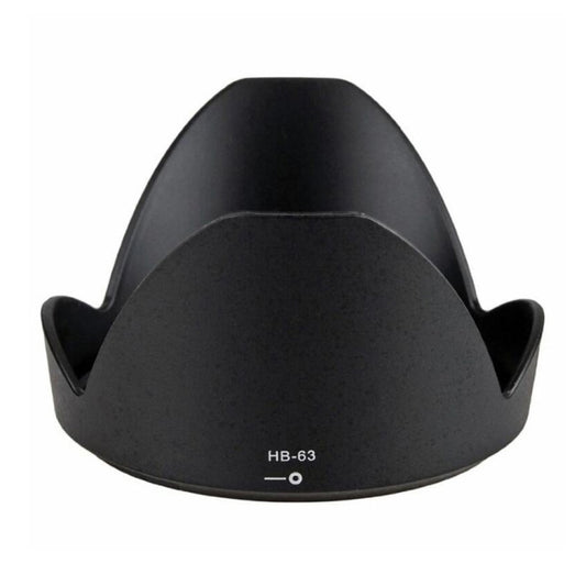 HB-63 Lens Hood Shade for Nikon 24-85mm f/3.5-4.5G ED VR Lens (Black) - Camera Accessories by buy2fix | Online Shopping UK | buy2fix