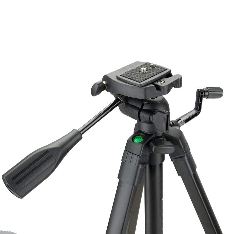 Fotopro X2 Lite 3-Section Folding Legs Tripod Mount with U-Shape Three-Dimensional Tripod Head & Phone Clamp for DSLR & Digital Camera, Adjustable Height: 53-157cm (Black) - Camera Accessories by Fotopro | Online Shopping UK | buy2fix