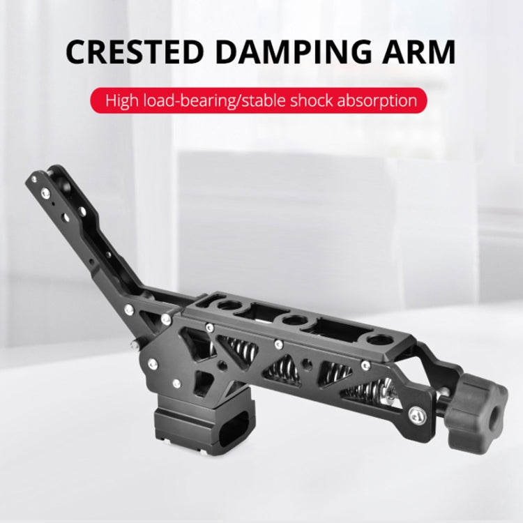 YELANGU BF01 Shock-absorbing Crested Damping Arm, Load: 3-15kg(Black) - Shoulder Rig Parts by YELANGU | Online Shopping UK | buy2fix