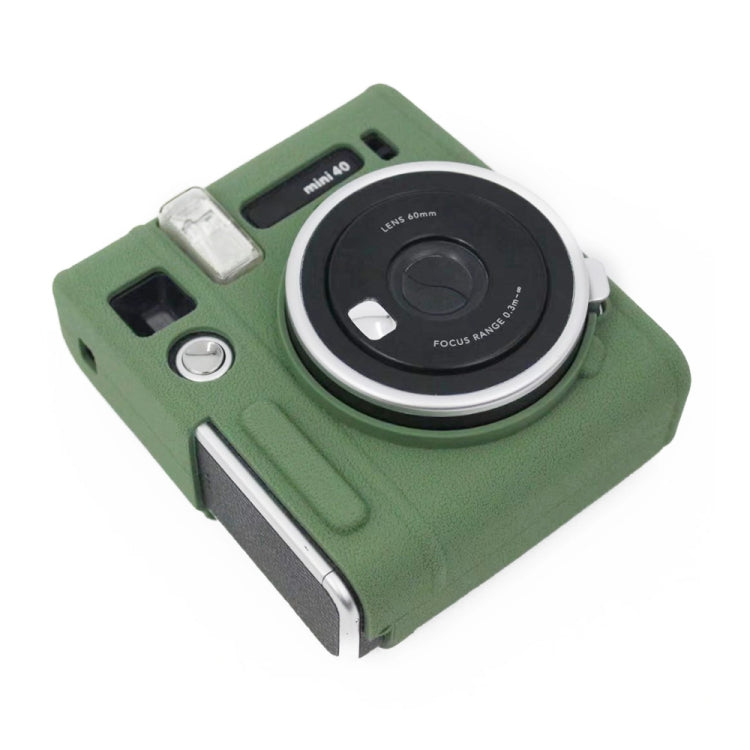 Soft Silicone Protective Case for Fujifilm Instax mini 40 (Green) - Camera Accessories by buy2fix | Online Shopping UK | buy2fix