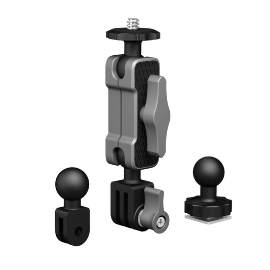 STARTRC Aluminium Alloy Mount Adapter Adjustable Arm, Deluxe Version (Black Silver) - DJI & GoPro Accessories by STARTRC | Online Shopping UK | buy2fix