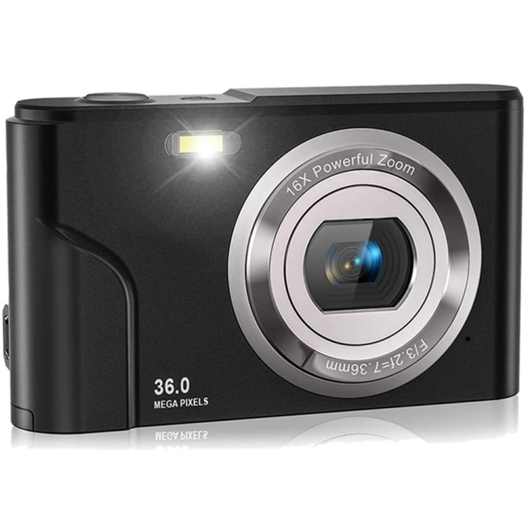 DC311 2.4 inch 36MP 16X Zoom 2.7K Full HD Digital Camera Children Card Camera, UK Plug (Black) - Children Cameras by buy2fix | Online Shopping UK | buy2fix