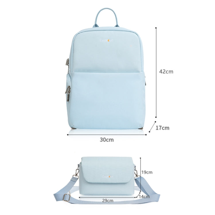 CADeN Camera Layered Laptop Backpacks Large Capacity Shockproof Bags, Size: 42 x 17 x 30cm (Blue) - Backpack by CADeN | Online Shopping UK | buy2fix