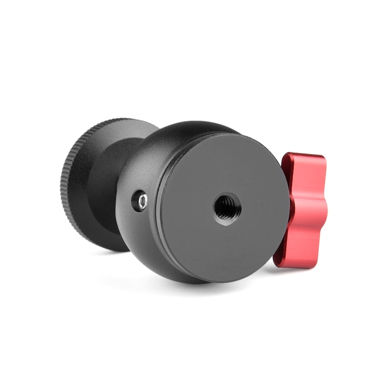 YELANGU 360 Degree Panoramic Metal Tripod Ball Head Adapter for Dolly Car (Black) - Camera Accessories by YELANGU | Online Shopping UK | buy2fix