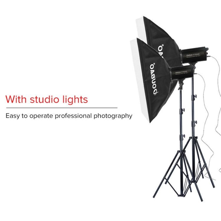 TRIOPO 2.8m Height Professional Photography Metal Lighting Stand Holder for Studio Flash Light - Camera Accessories by TRIOPO | Online Shopping UK | buy2fix