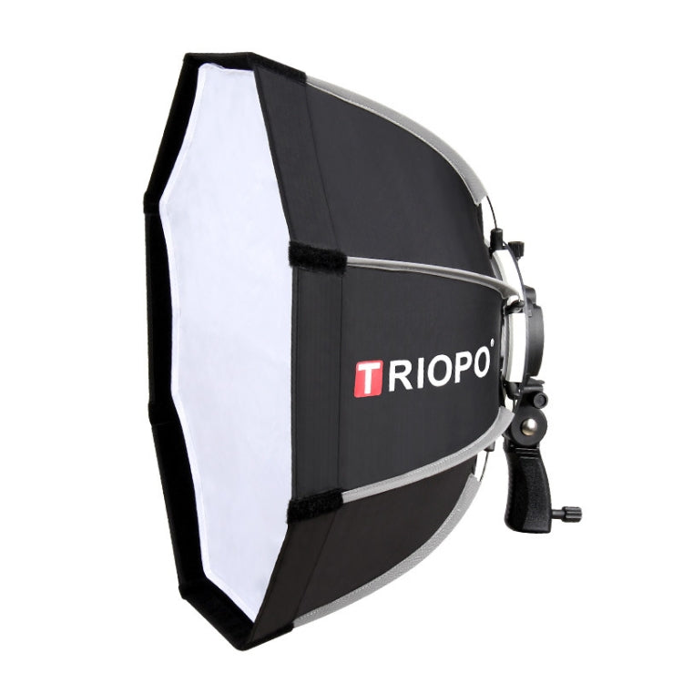 TRIOPO KS90 90cm Dome Speedlite Flash Octagon Parabolic Softbox Diffuser with Bracket Mount Handle for Speedlite -  by TRIOPO | Online Shopping UK | buy2fix