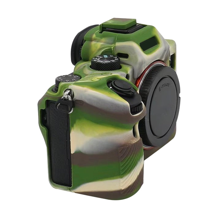 For Sony  A7III / A7S3 / A7RIII / A7SIII Soft Silicone Protective Case(Camouflage) - Camera Accessories by buy2fix | Online Shopping UK | buy2fix