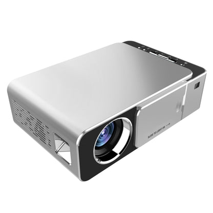 T6 2000ANSI Lumens 1080P LCD Mini Theater Projector, Phone Version, EU Plug(Silver) - Consumer Electronics by buy2fix | Online Shopping UK | buy2fix