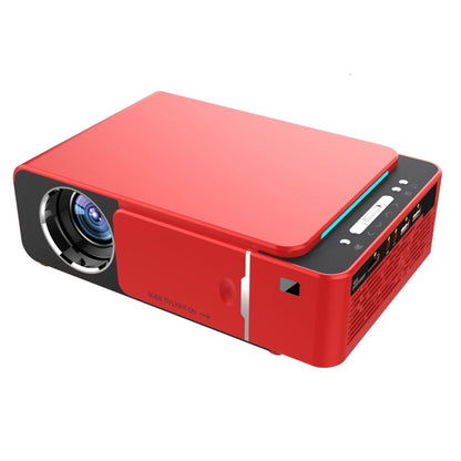 T6 3500ANSI Lumens 1080P LCD Mini Theater Projector, Standard Version, UK Plug(Red) - Consumer Electronics by buy2fix | Online Shopping UK | buy2fix