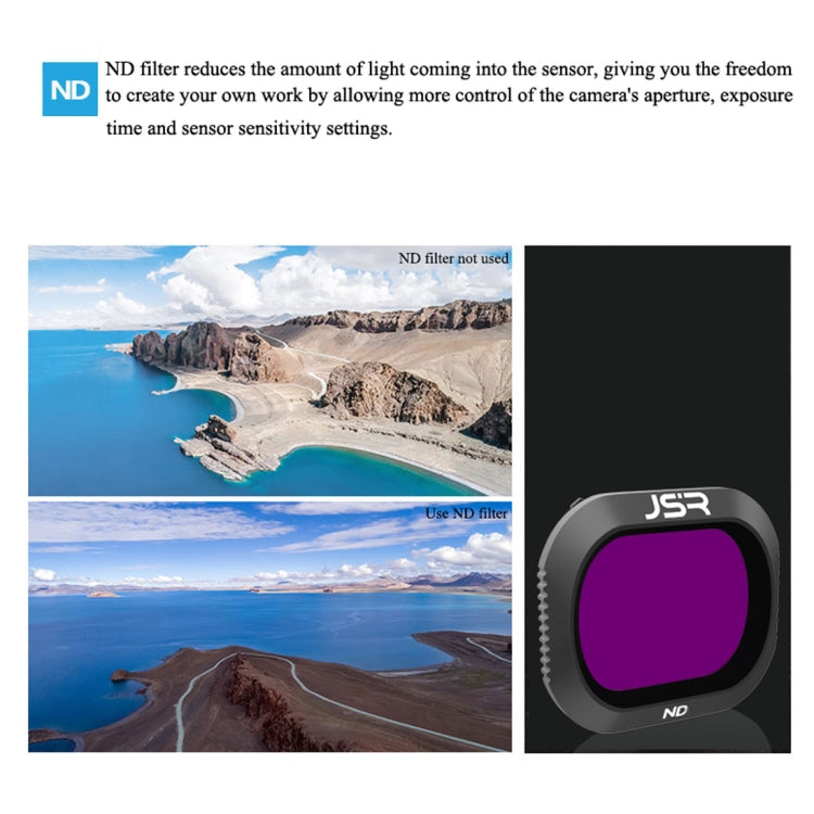 JSR Drone 4 in 1 ND8+ND16+ND32+ND64 Lens Filter for DJI MAVIC 2 Pro - DJI & GoPro Accessories by JSR | Online Shopping UK | buy2fix