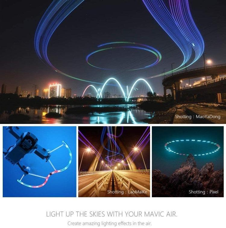PGYTECH P-UN-034 light-painted LED Propeller Guard for DJ Mavic Air - DJI & GoPro Accessories by PGYTECH | Online Shopping UK | buy2fix