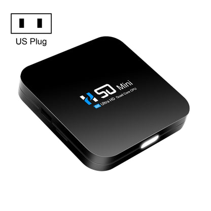 H50 Mini 4K Smart Network TV Box, Android 10.0, RK3318 Quad Core, 2GB+16GB, US Plug - Consumer Electronics by buy2fix | Online Shopping UK | buy2fix