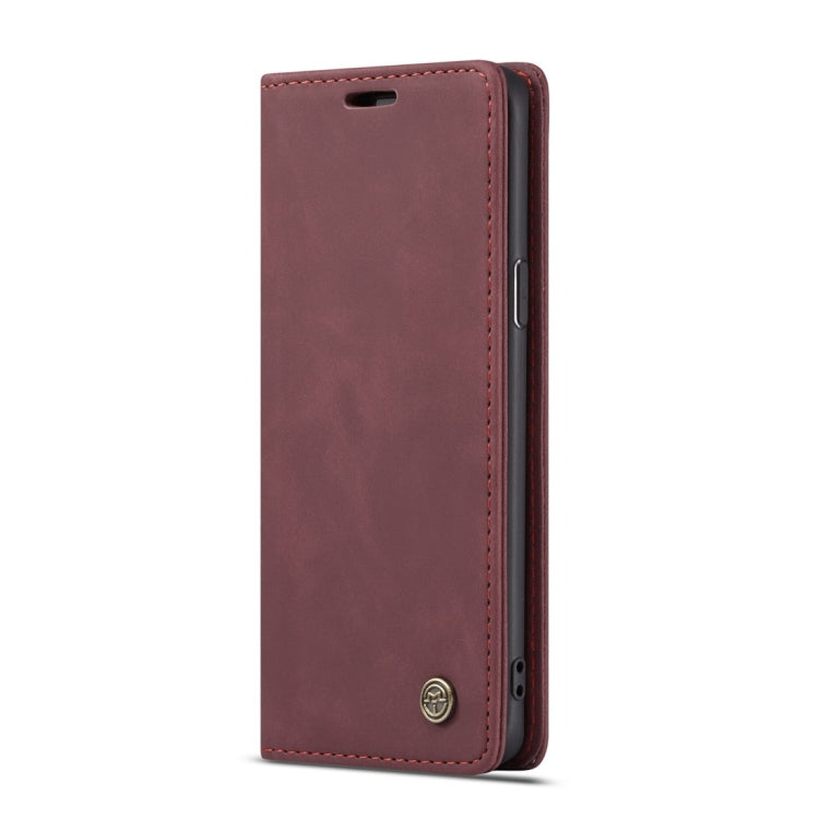 CaseMe-013 Multifunctional Retro Frosted Horizontal Flip Leather Case with Card Slot & Holder & Wallet for Galaxy S9(Wine Red) - Galaxy Phone Cases by CaseMe | Online Shopping UK | buy2fix