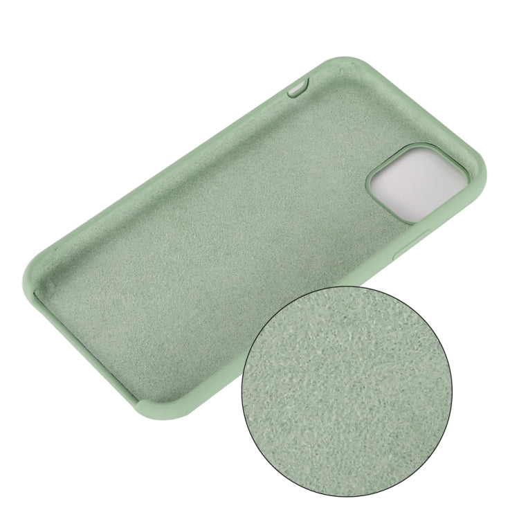 For iPhone 11 Solid Color Liquid Silicone Shockproof Case (Mint Green) - iPhone 11 Cases by buy2fix | Online Shopping UK | buy2fix