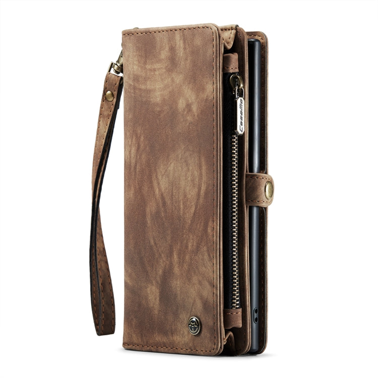 For Samsung Galaxy Note10+ CaseMe-008 Detachable Multifunctional Flip Leather Phone Case(Brown) - Galaxy Phone Cases by CaseMe | Online Shopping UK | buy2fix