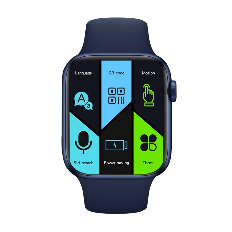 DW35 1.75 inch Full Screen IP67 Waterproof Smart Watch, Support Sleep Monitor / Heart Rate Monitor / Bluetooth Call(Blue) - Smart Wear by buy2fix | Online Shopping UK | buy2fix