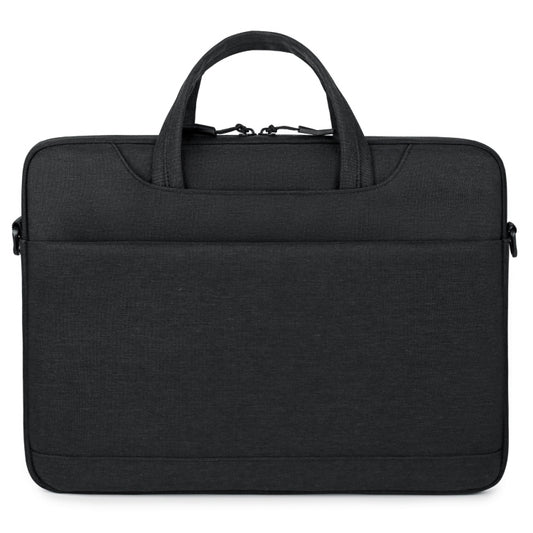 For 13.3-14 inch Laptop Multi-function Laptop Single Shoulder Bag Handbag(Black) - 13.3 inch by buy2fix | Online Shopping UK | buy2fix