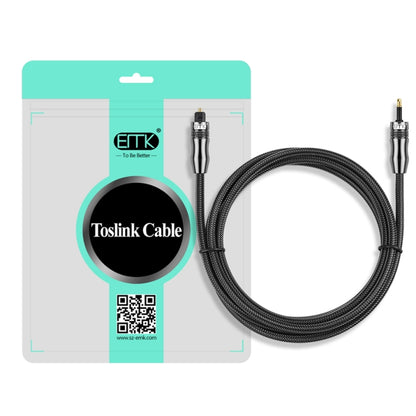 EMK OD6.0mm 3.5mm Digital Sound Toslink to Mini Toslink Digital Optical Audio Cable, Length:5m - Audio Optical Cables by EMK | Online Shopping UK | buy2fix