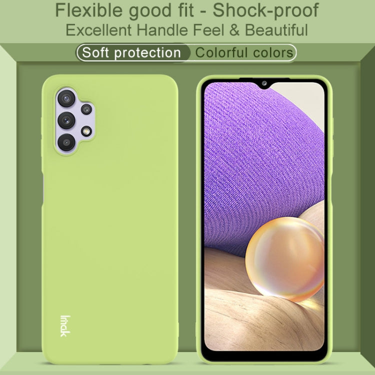 For Samsung Galaxy A32 5G IMAK UC-2 Series Shockproof Full Coverage Soft TPU Case(Purple) - Galaxy Phone Cases by imak | Online Shopping UK | buy2fix