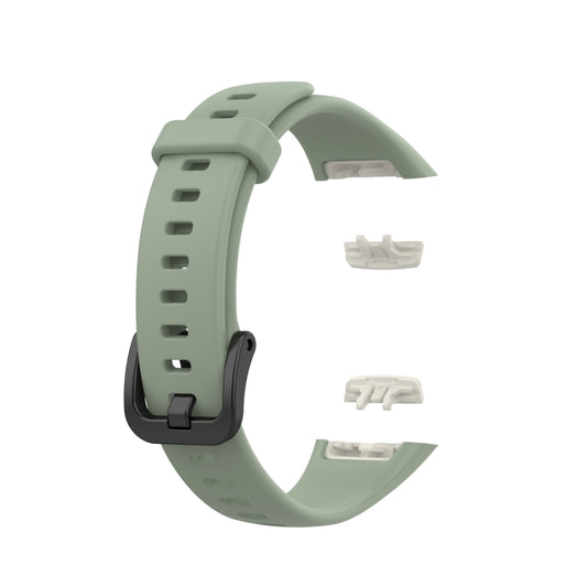 For Huawei Honor Band 6 TPU Watch Band, Size: One Size(Light Green) - Smart Wear by buy2fix | Online Shopping UK | buy2fix