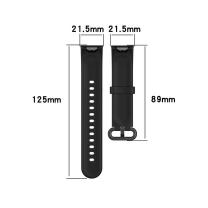 For Xiaomi Mi Watch Lite / Redmi Watch Silicone Watch Band, Size: One Size(White) - Smart Wear by buy2fix | Online Shopping UK | buy2fix