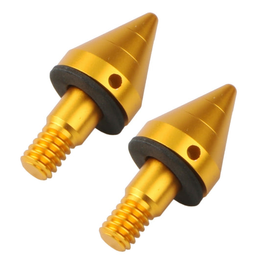 2 PCS Car Rear Anti-collision Tail Cone for Mercedes Benz Smart 2009-2014, Style:Pointed(Gold) -  by buy2fix | Online Shopping UK | buy2fix